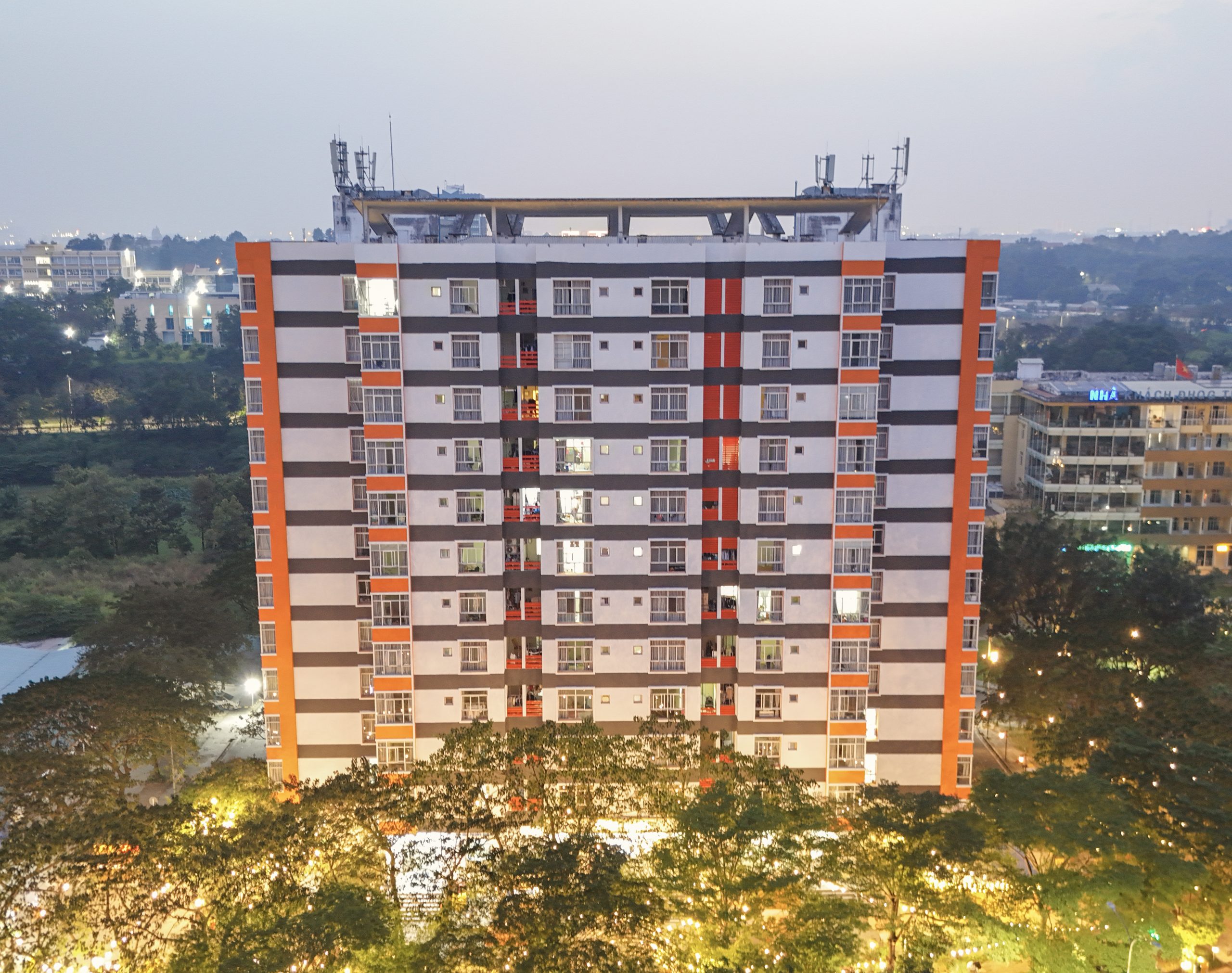 Toàn cảnh Nhà công vụ ĐHQG-HCM