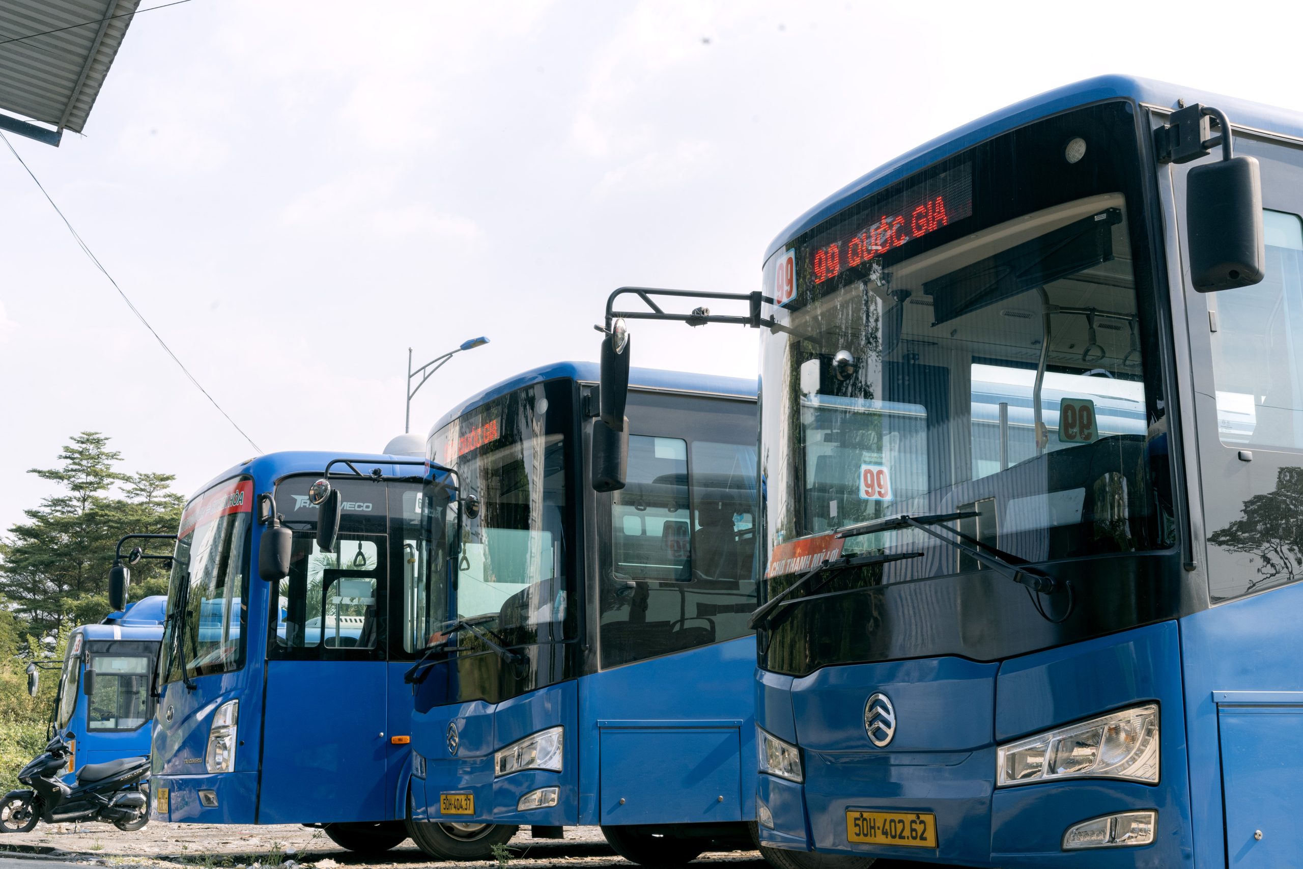 Ảnh minh họa hoạt động xe buýt ĐHQG-HCM